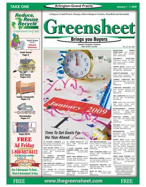 The Greensheet (Arlington-Grand Prairie, Tex.), Vol. 32, No. 269, Ed. 1 Thursday, January 1, 2009