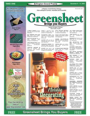 The Greensheet (Arlington-Grand Prairie, Tex.), Vol. 29, No. 241, Ed. 1 Thursday, December 8, 2005