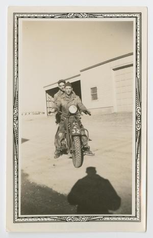 [Two Soldiers on a Motorcycle]
