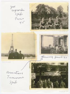 [Photographs of E. J. Simons and Others in Various Locations]