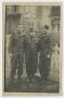 Primary view of [Three Soldiers Inside a Picket Fence]
