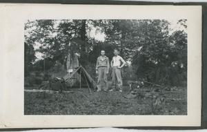 Primary view of object titled '[Two Soldiers on Maneuvers]'.