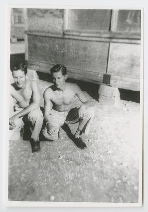 [Two Shirtless Soldiers]