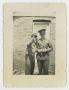 Primary view of [Clifford Koah and Another Soldier Posing by a Door]
