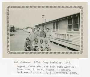 [Second Platoon at Camp Barkeley]