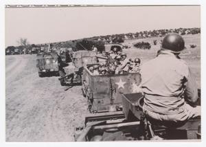 Primary view of object titled '[Soldiers in Trucks]'.