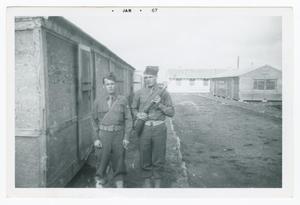 [Soldiers at Hutment]