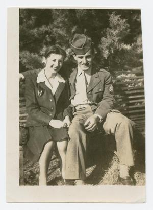 [Ralph and Anna Jannelli on Bench]