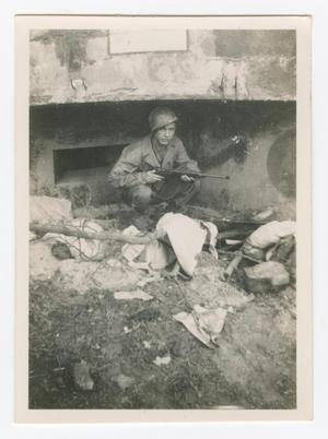 [Corporal W. B. Cummings with a Carbine]