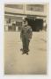 Thumbnail image of item number 1 in: '[Soldier in Front of Building]'.