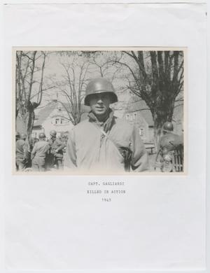 Primary view of object titled '[Photo of Captain Gagliardi]'.