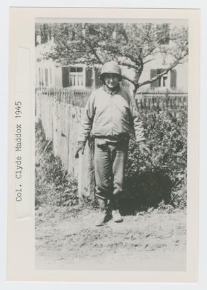 [Photograph of Clyde Maddox]