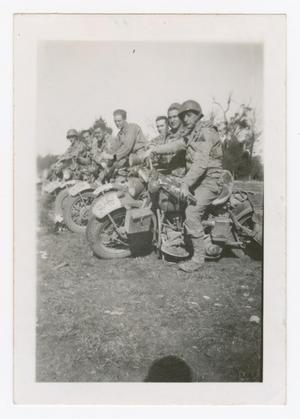[Soldiers on Motorcycles at Tennessee Maneuvers]