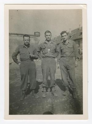 [Staff Sergeant Carl Pickard, W. B. Cummings, and Robert Ariniello]