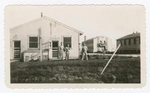 [Soldiers Standing Around Buildings at Camp Campbell]