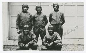 [Five Men Posing in Helmets and Windbreakers]