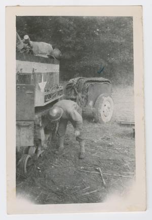 Primary view of object titled '[Johnson by Half-Track]'.