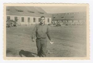 [First Sergeant Charles O'Rourke in a Courtyard]
