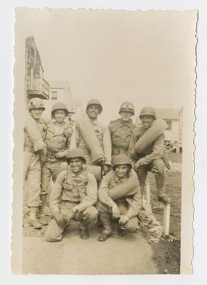 [Soldiers Carrying Bedrolls]
