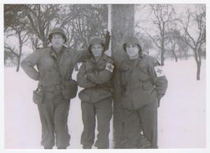 [Soldiers in a Snowy Copse]