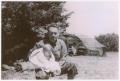 Thumbnail image of item number 1 in: '[First Sergeant Halard Eubanks Holding His Child]'.