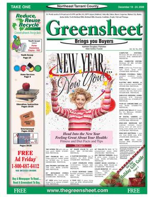 Greensheet (Fort Worth, Tex.), Vol. 32, No. 256, Ed. 1 Thursday, December 18, 2008