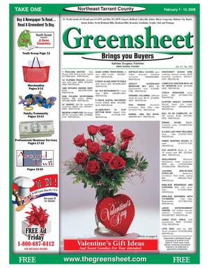 Greensheet (Fort Worth, Tex.), Vol. 31, No. 305, Ed. 1 Thursday, February 7, 2008