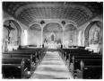 Photograph: [Interior of St. Mary's Catholic church in the late 1920s]