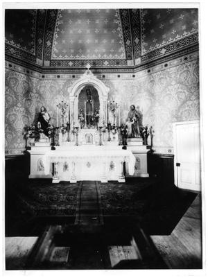 [St. Mary's Catholic church before first renovations]