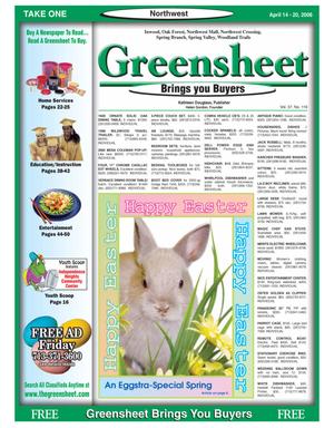 Greensheet (Houston, Tex.), Vol. 37, No. 119, Ed. 1 Friday, April 14, 2006