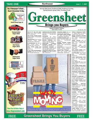 Greensheet (Houston, Tex.), Vol. 38, No. 203, Ed. 1 Friday, June 1, 2007