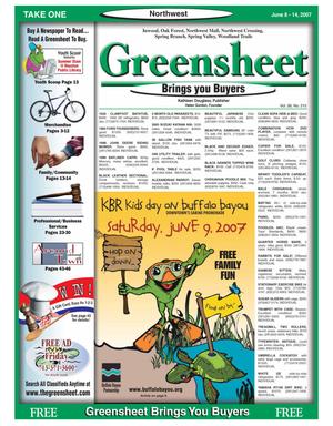 Greensheet (Houston, Tex.), Vol. 38, No. 215, Ed. 1 Friday, June 8, 2007