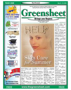 Greensheet (Houston, Tex.), Vol. 39, No. 191, Ed. 1 Friday, May 23, 2008