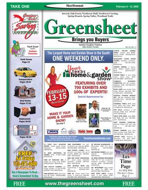 Greensheet (Houston, Tex.), Vol. 40, No. 11, Ed. 1 Friday, February 6, 2009