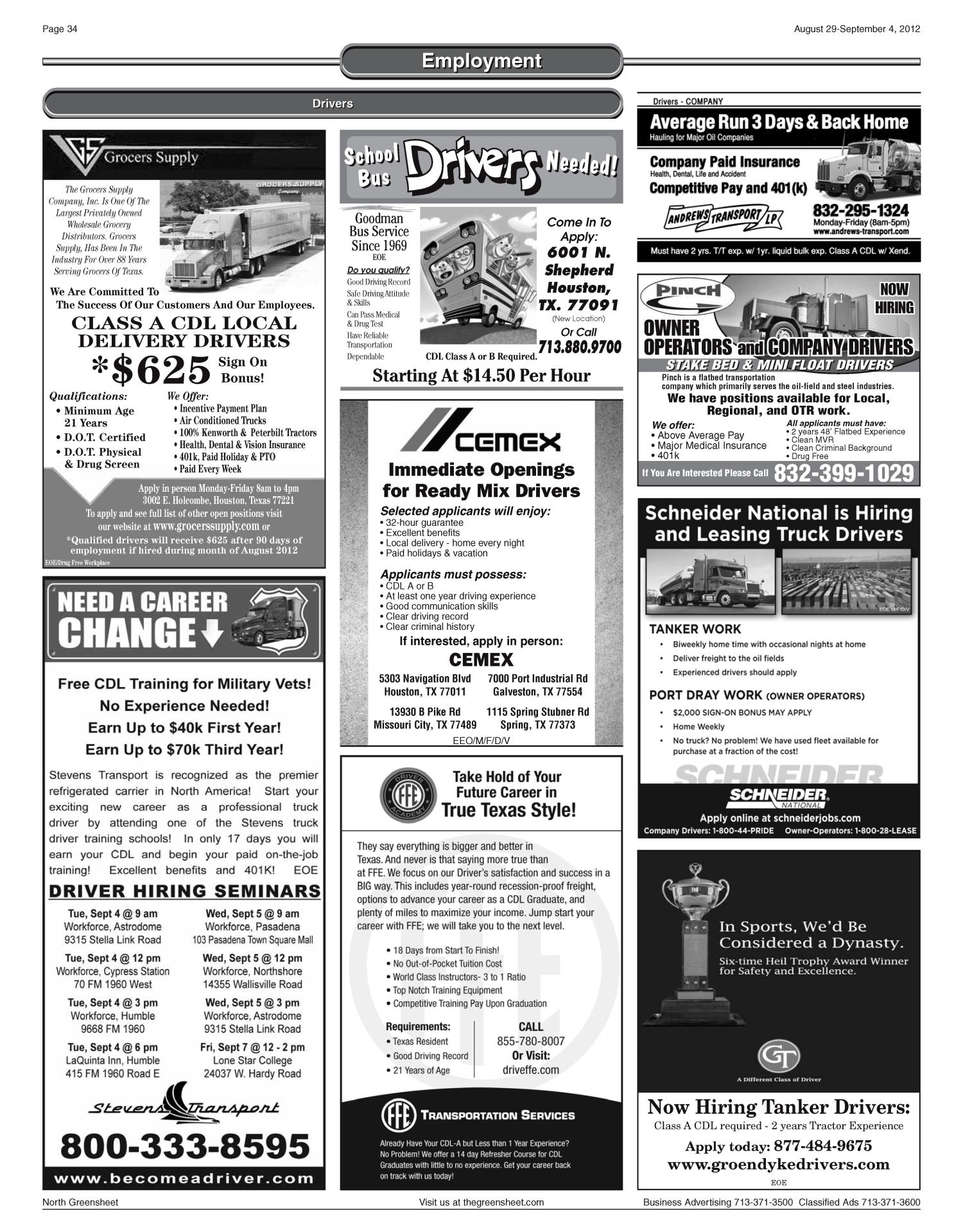 The Greensheet (Houston, Tex.), Vol. 43, No. 365, Ed. 1 Wednesday, August 29, 2012
                                                
                                                    [Sequence #]: 34 of 60
                                                