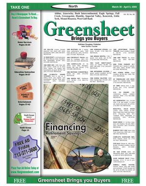 Greensheet (Houston, Tex.), Vol. 36, No. 89, Ed. 1 Wednesday, March 30, 2005