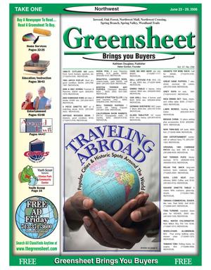 Greensheet (Houston, Tex.), Vol. 37, No. 239, Ed. 1 Friday, June 23, 2006