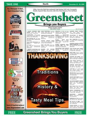 Greensheet (Houston, Tex.), Vol. 37, No. 497, Ed. 1 Wednesday, November 22, 2006