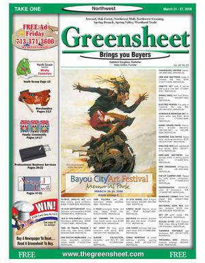 Greensheet (Houston, Tex.), Vol. 39, No. 83, Ed. 1 Friday, March 21, 2008