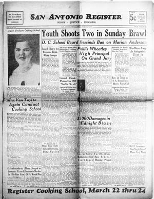 San Antonio Register (San Antonio, Tex.), Vol. 8, No. 49, Ed. 1 Friday, March 10, 1939
