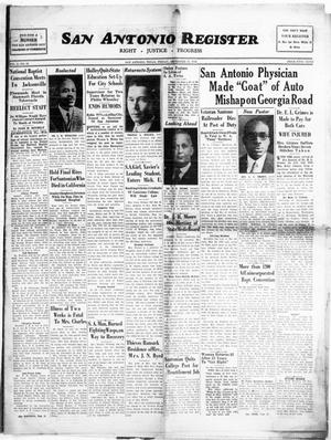 San Antonio Register (San Antonio, Tex.), Vol. 6, No. 23, Ed. 1 Friday, September 18, 1936