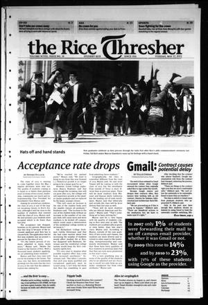 Primary view of object titled 'The Rice Thresher, Vol. 98, No. 28, Ed. 1 Tuesday, May 17, 2011'.
