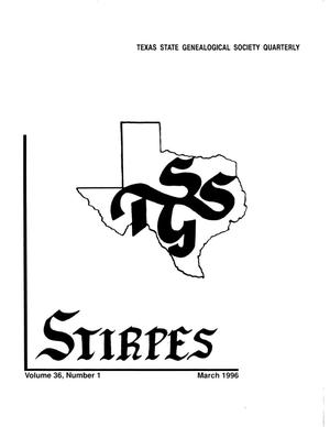 Stirpes, Volume 36, Number 1, March 1996