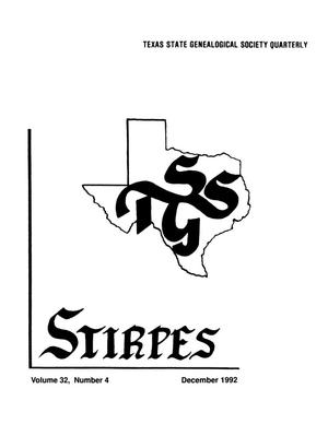 Stirpes, Volume 32, Number 4, December 1992