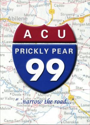 Primary view of object titled 'Prickly Pear, Yearbook of Abilene Christian University, 1999'.