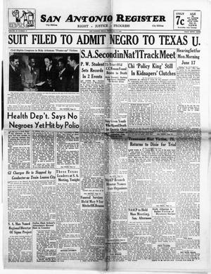 San Antonio Register (San Antonio, Tex.), Vol. 16, No. 17, Ed. 1 Friday, May 17, 1946