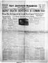 Thumbnail image of item number 1 in: 'San Antonio Register (San Antonio, Tex.), Vol. 15, No. 36, Ed. 1 Friday, October 5, 1945'.