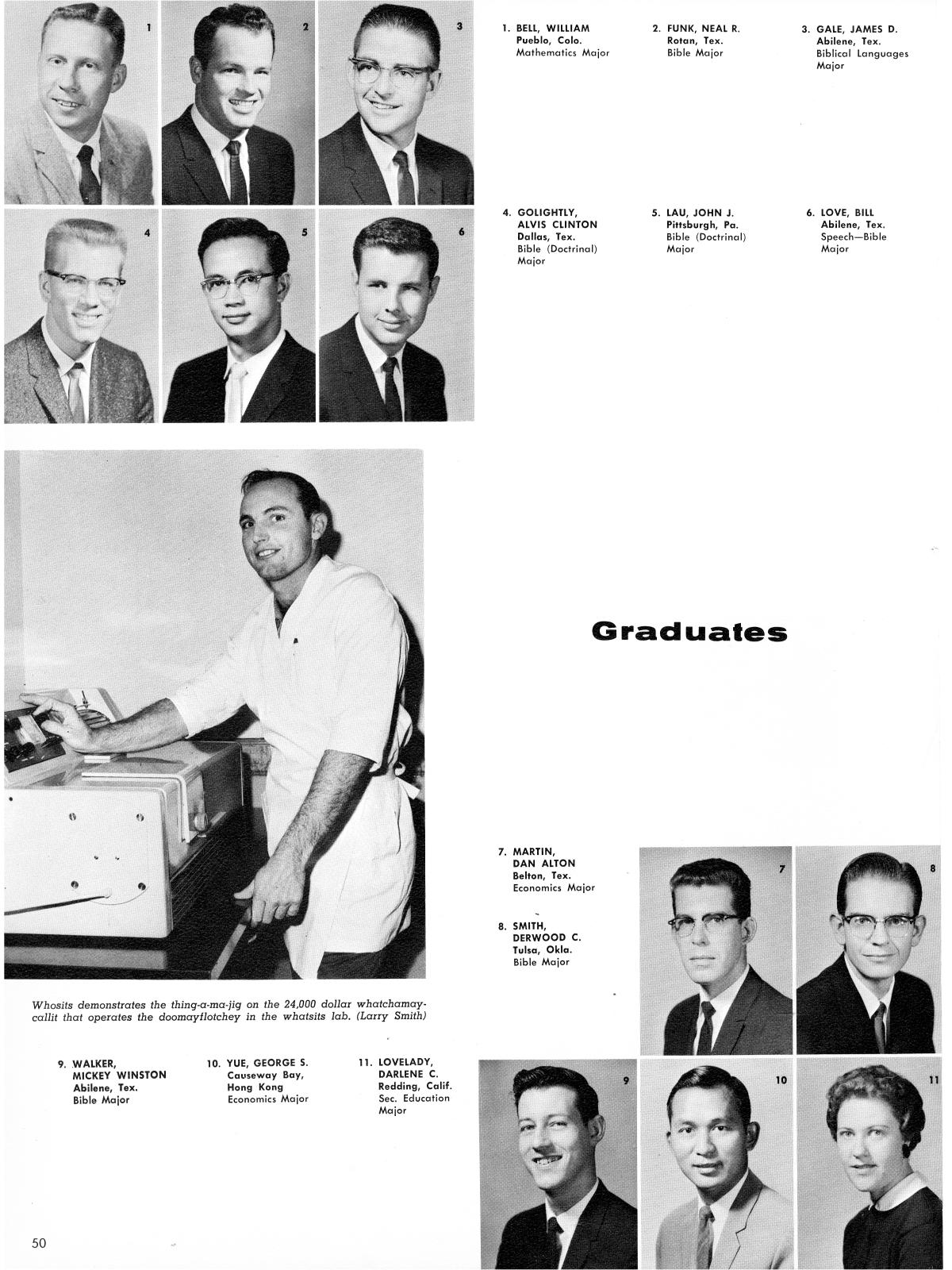 Prickly Pear, Yearbook of Abilene Christian College, 1961
                                                
                                                    50
                                                