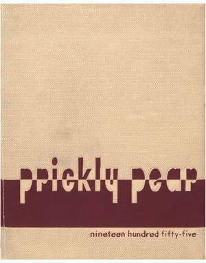 Primary view of object titled 'Prickly Pear, Yearbook of Abilene Christian College, 1955'.