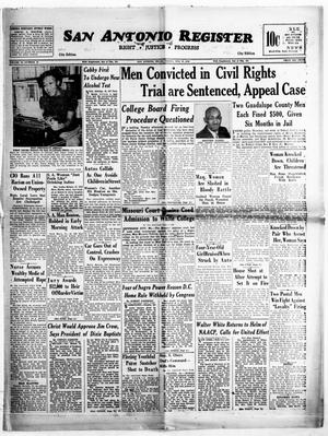 San Antonio Register (San Antonio, Tex.), Vol. 20, No. 18, Ed. 1 Friday, May 19, 1950
